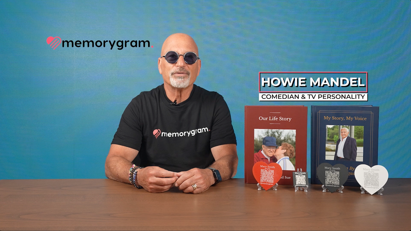 Special Howie Mandel Price! Memorygram Legacy Book: Easily Record Your Life Story