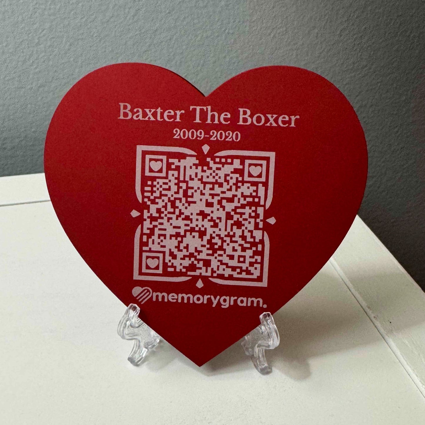 Memorygram QR Medallion: Includes Virtual Memorial & Voice Feature