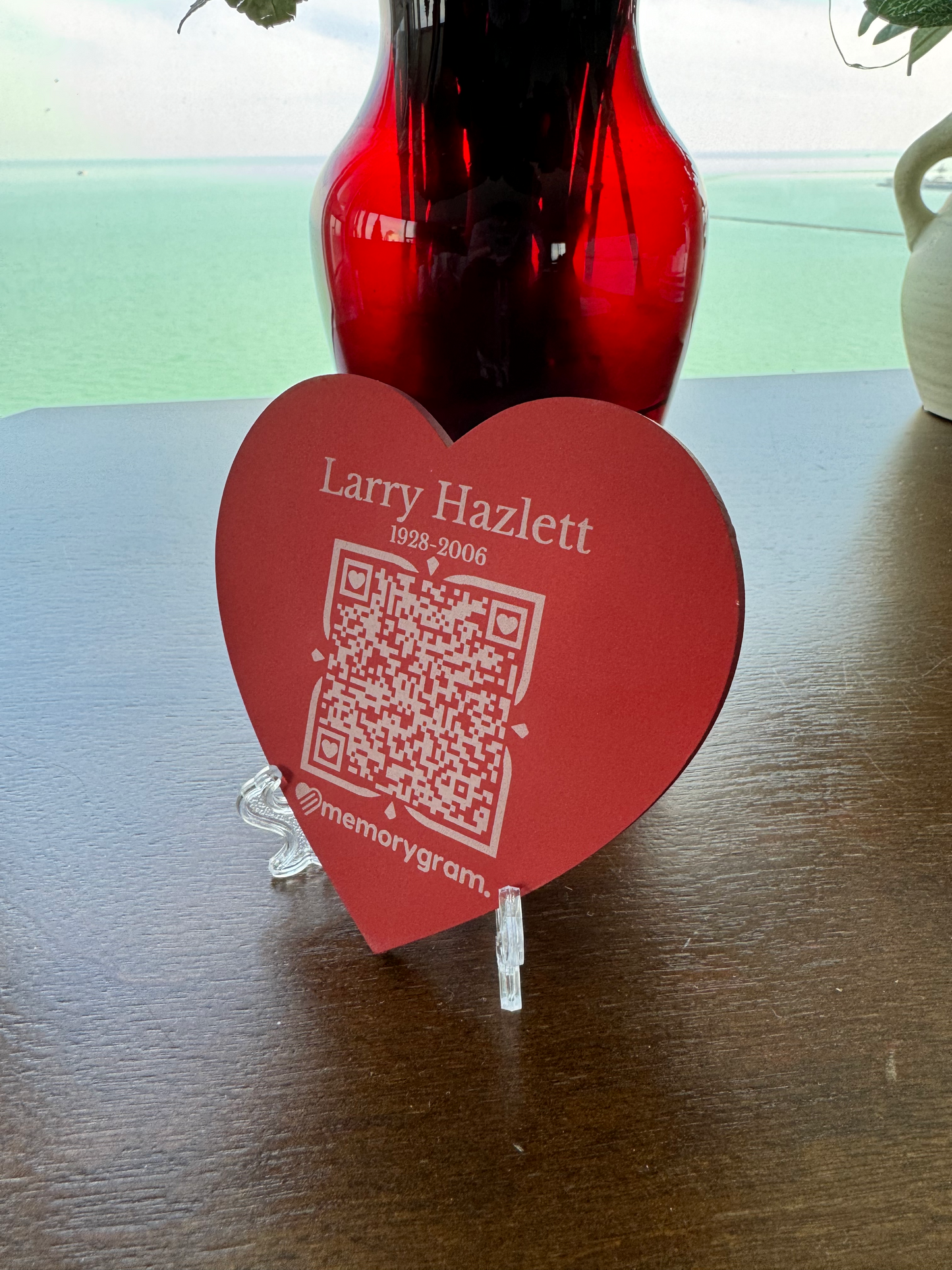 Memorygram QR Medallion: Includes Virtual Memorial & Voice Feature