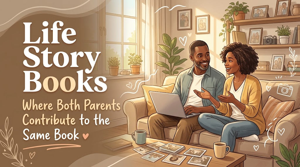Life Story Books Where Both Parents Contribute to the Same Book