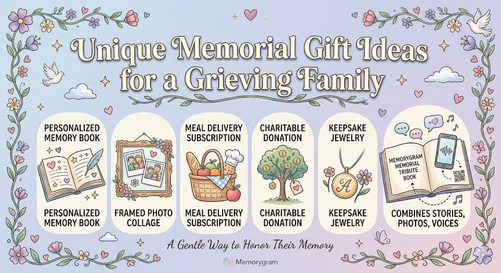 Unique Memorial Gift Ideas for a Grieving Family