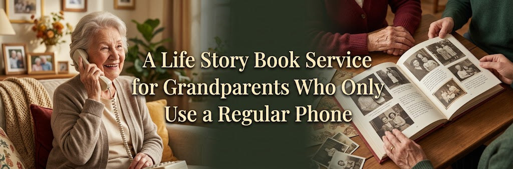 A Life Story Book Service for Grandparents Who Only Use a Regular Phone