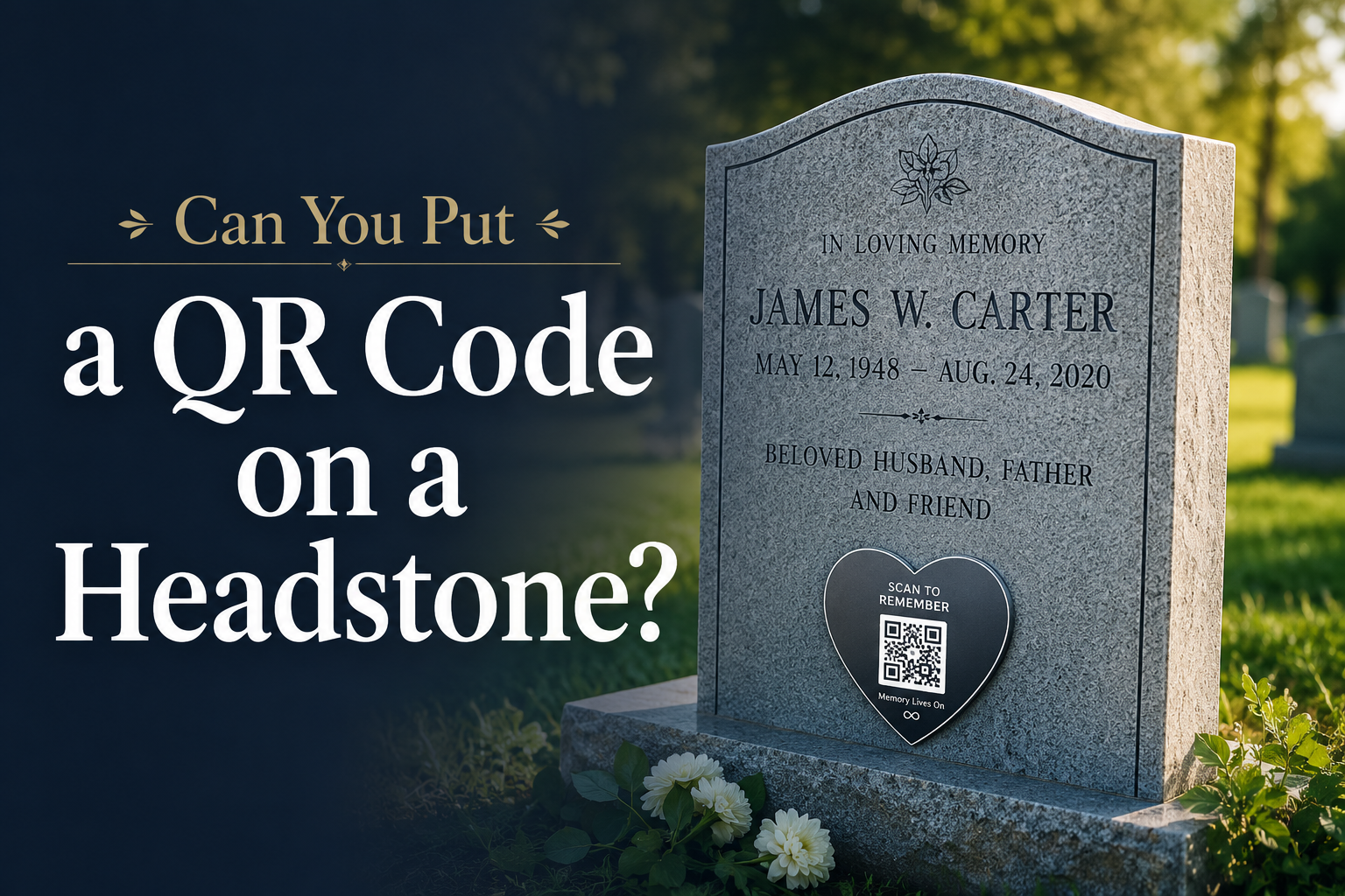 Can You Put a QR Code on a Headstone? Cemetery Rules, Permission, and ...
