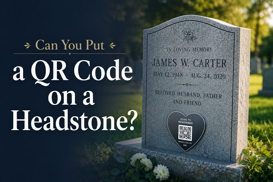 Can You Put a QR Code on a Headstone? Cemetery Rules, Permission, and How the Memorygram Medallion Solves It