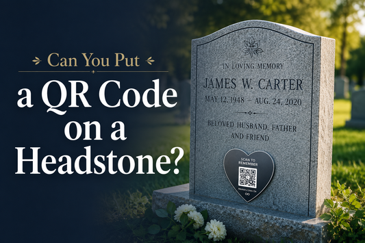 Can You Put a QR Code on a Headstone? Cemetery Rules, Permission, and How the Memorygram Medallion Solves It