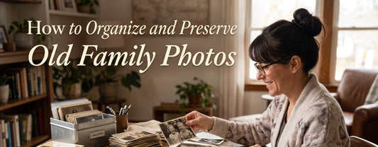 How to Organize and Preserve Old Family Photos