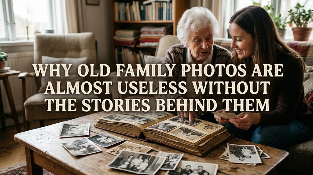 Why Old Family Photos Are Almost Useless Without the Stories Behind Them