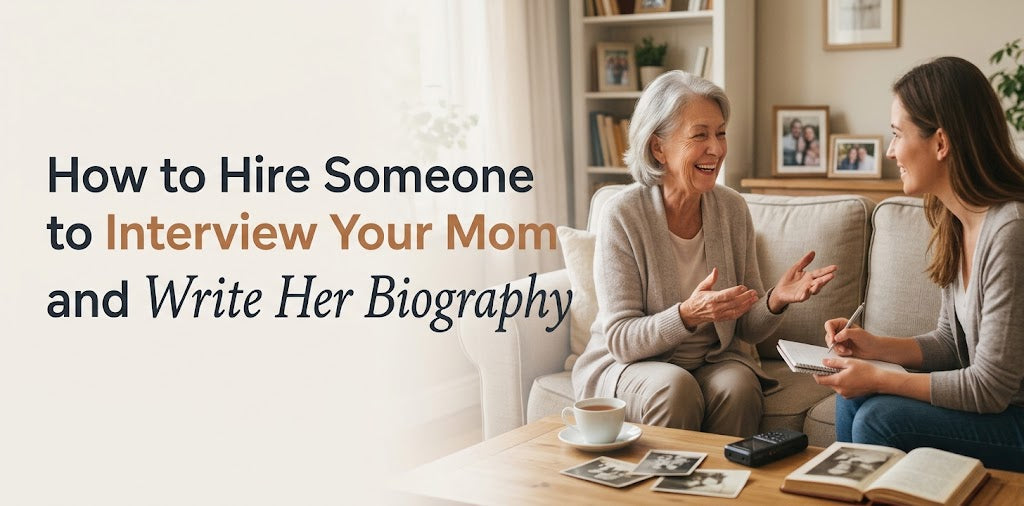 How to Hire Someone to Interview Your Mom and Write Her Biography