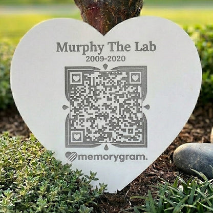 Memorygram QR Pet Medallion: Includes Virtual Memorial