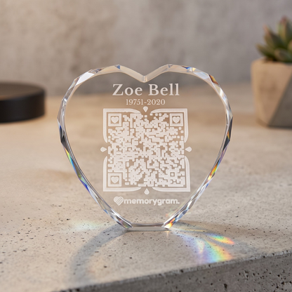 QR Remembrance Crystal