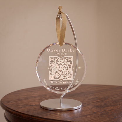 Memorial QR Ornament