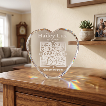 QR Remembrance Crystal