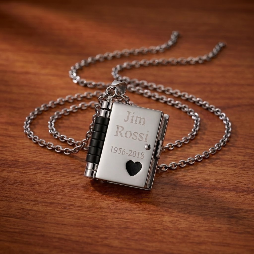 Remembrance Book Necklace