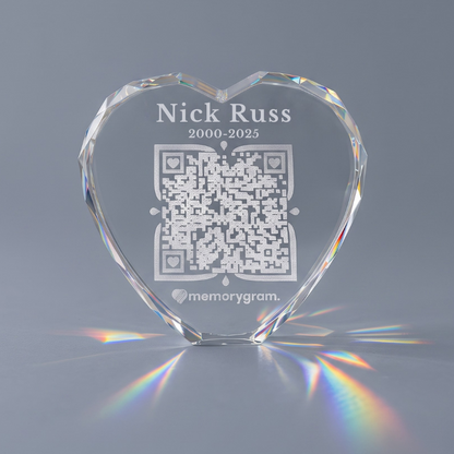QR Remembrance Crystal