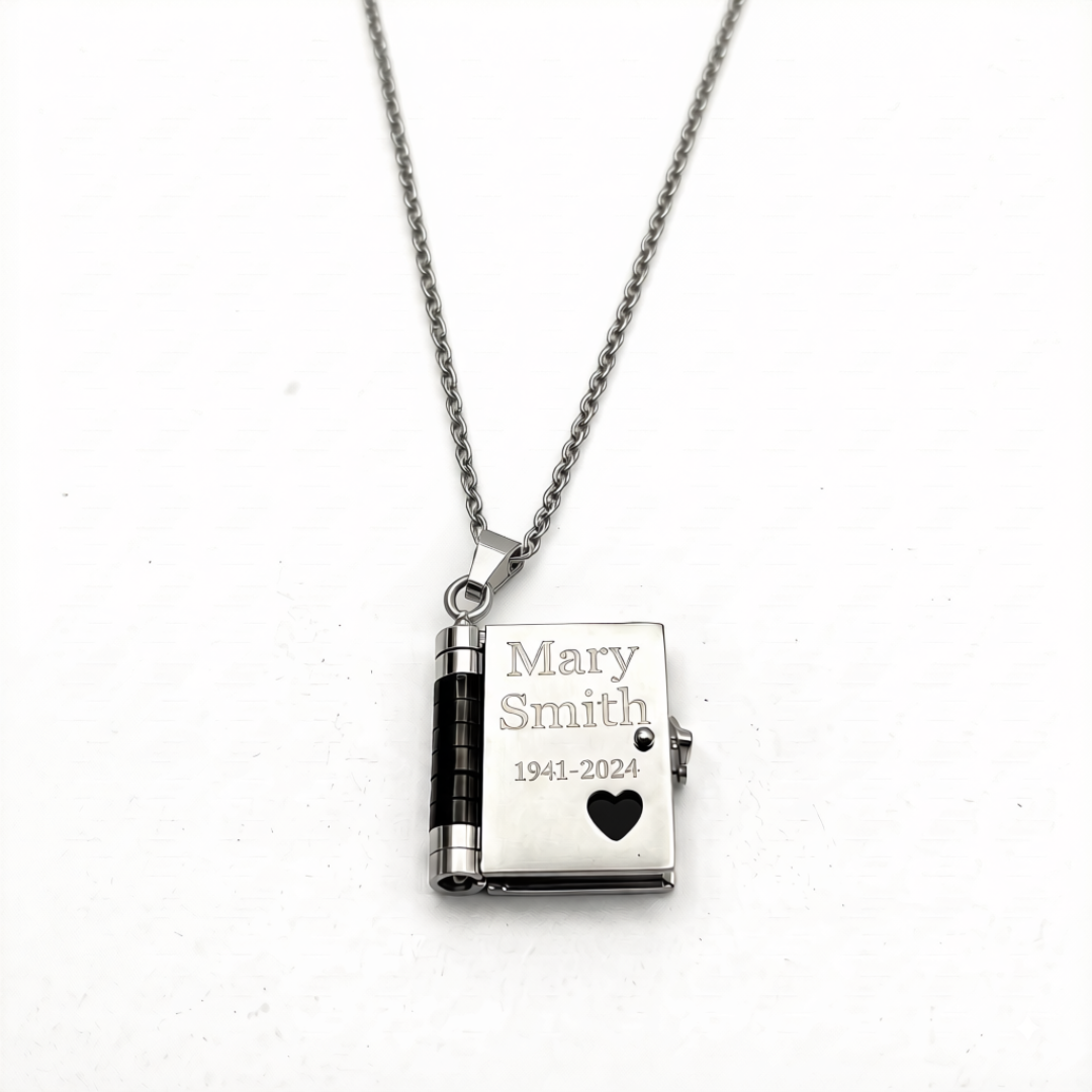 Remembrance Book Necklace