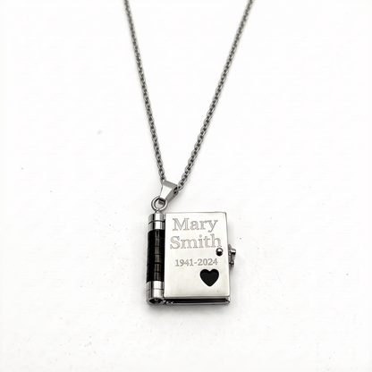Remembrance Book Necklace