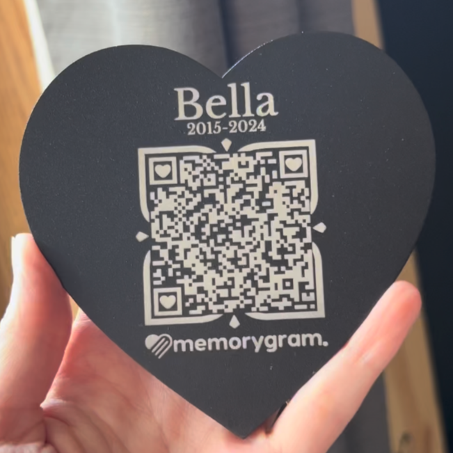 Each Memorygram Pet Medallion is custom engraved in Austin, Texas.
