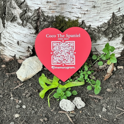 Memorygram QR Pet Medallion: Includes Virtual Memorial