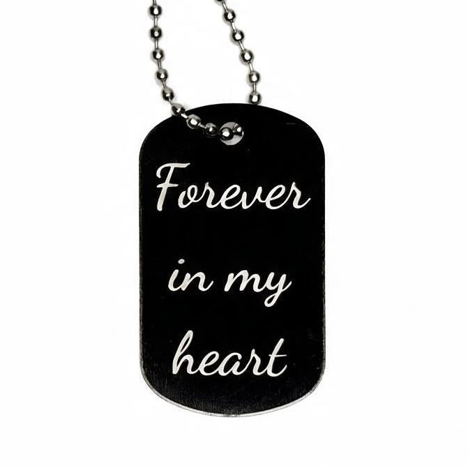 Memorial QR Dog Tag Necklace: Includes Virtual Memorial & Voice Feature