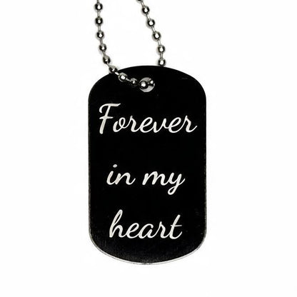 Memorial QR Dog Tag Necklace: Includes Virtual Memorial & Voice Feature