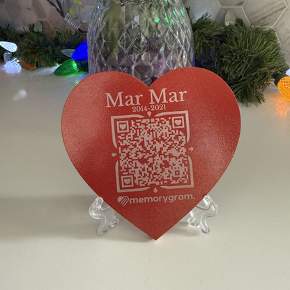 Memorygram QR Pet Medallion: Includes Virtual Memorial