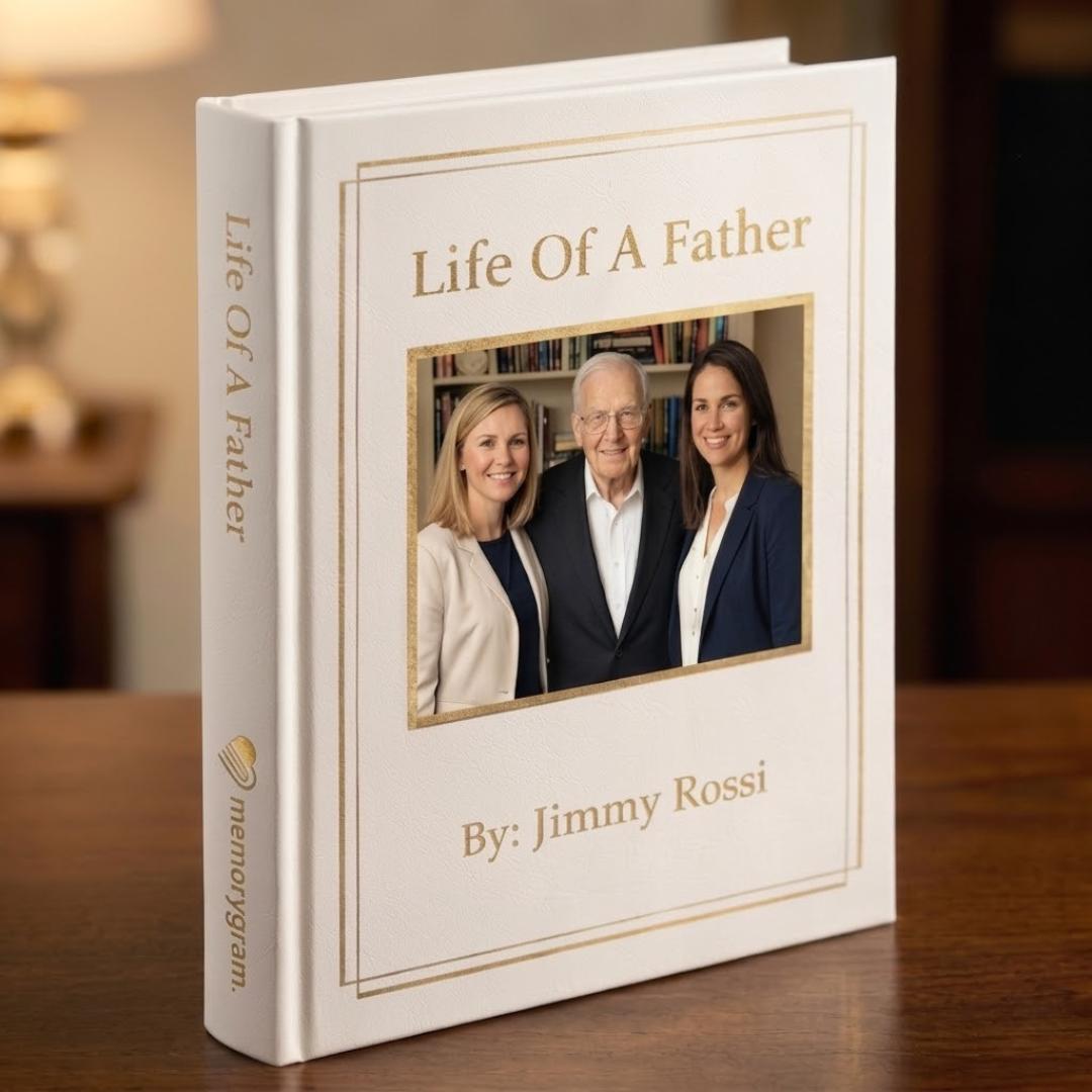 Life Of A Father - hardcover Memorygram book mockup