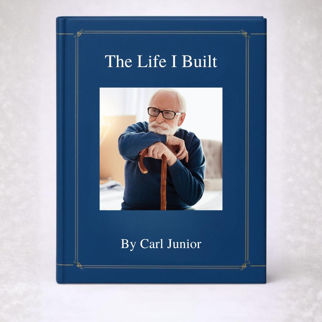 The Life I Built - hardcover Memorygram book mockup